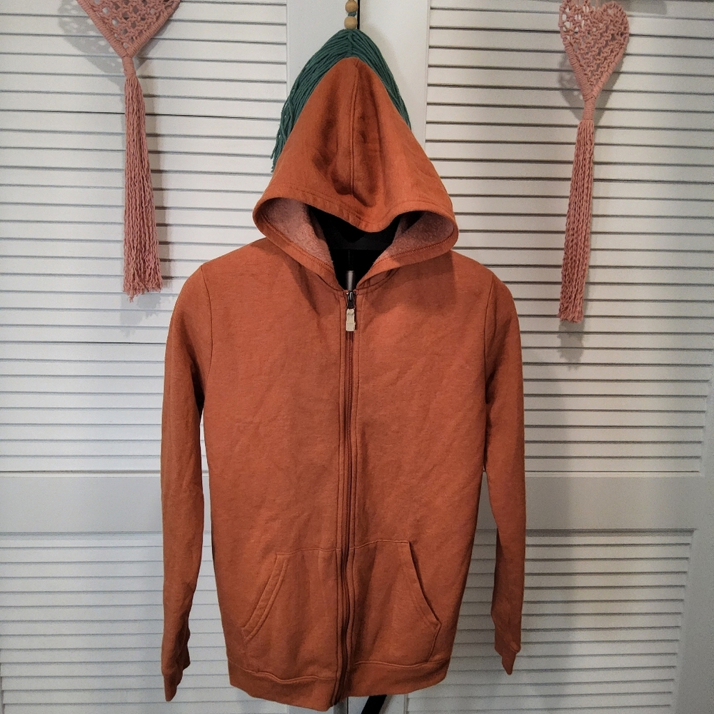 Bundle Cat and Jack Lined Zip-up Hoodie & Pastel Color Hoodie